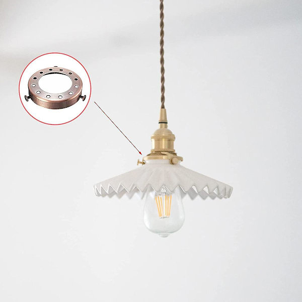4 stk. Retro-pendellampeholder Lysekrone Væglampe Tilbehør 70x13mm/2.76x0.51in, Tone
