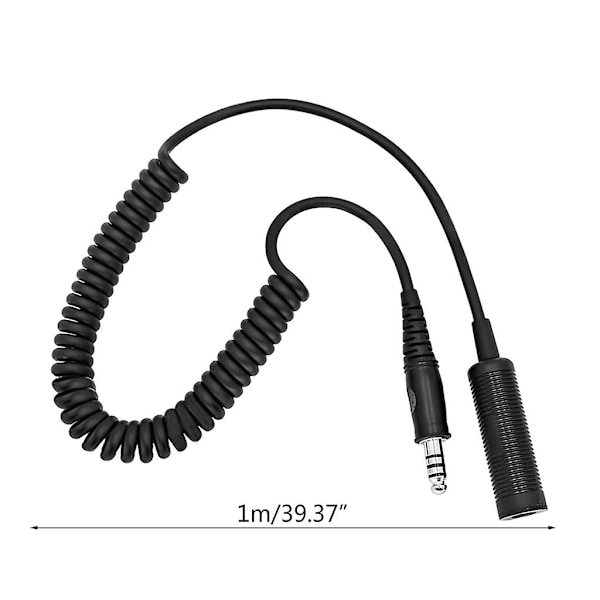 Kuulokkeiden sovitin 3,5 mm liittimellä Nato-liittimeen - 3,5 mm U-174/u jatkojohto [Db]