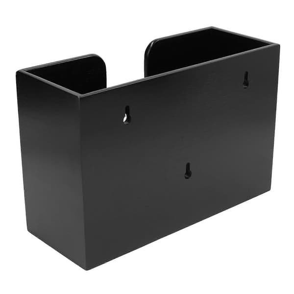 Bambu Pappershandduksdispenser 29x19x11,5cm Svart Väggmontering [DB]