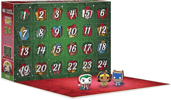 Funko Julekalender: DC 2023 - Superman - DC Comics - 24 Dage med Overraskelser - Minifigurer Jule-nedtælling [XR][DB]