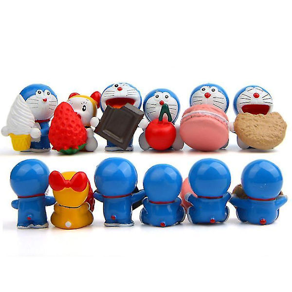 6 kpl/setti Anime Doraemon Dorami Piirroshahmo Toiminta Leikki DB