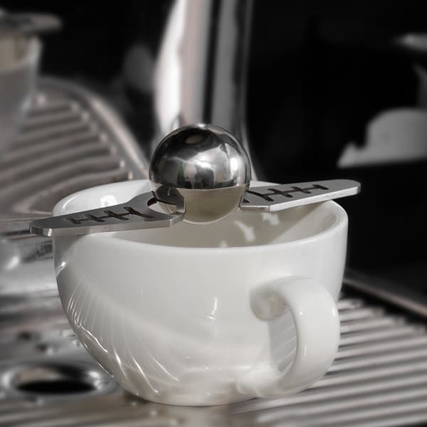 Kølekugle til espresso, espressokaffe køleværktøj, køle-/iskugle i rustfrit stål (DB)