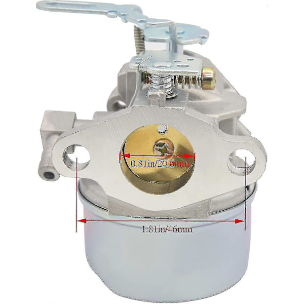 640084b Moottorikelkan kaasutin, yhteensopiva Tecumseh 5hp MTD 632107a 632107 640084 640084a Toro 521 moottorikelkan Hssk40 Hssk50 H db