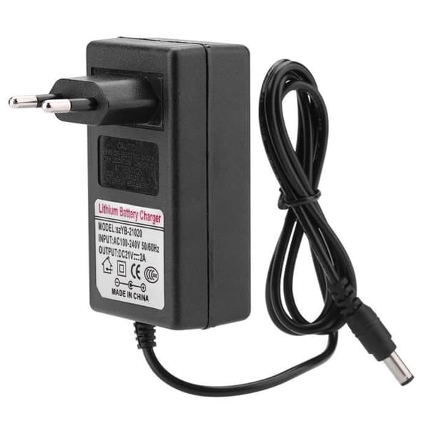 21V/2A Lithium Batterioplader, Li-ion Opladeradapter til Li-ion Batterioplader[DB]