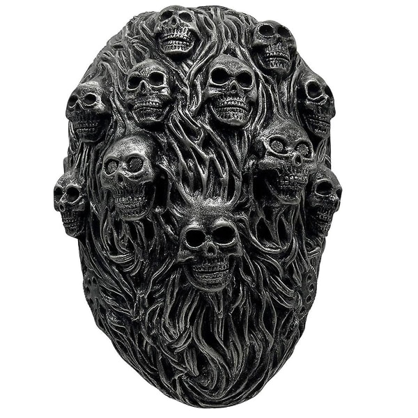 Halloween Horror Skeleton Mask - Scary Skull Ghost Mask, Halloween Steampunk Skeleton Mask Creepy F