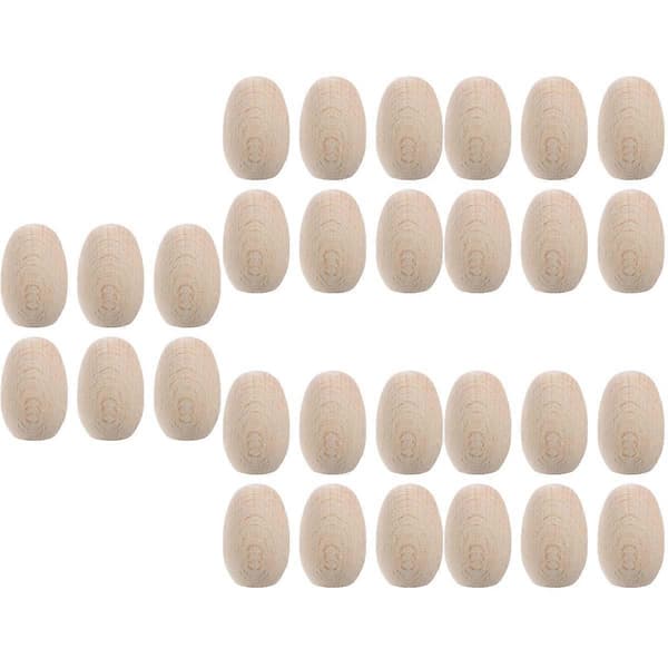 Påskäggsdekoration Träägg för dekoration 30 st DIY-pysselset[DB]