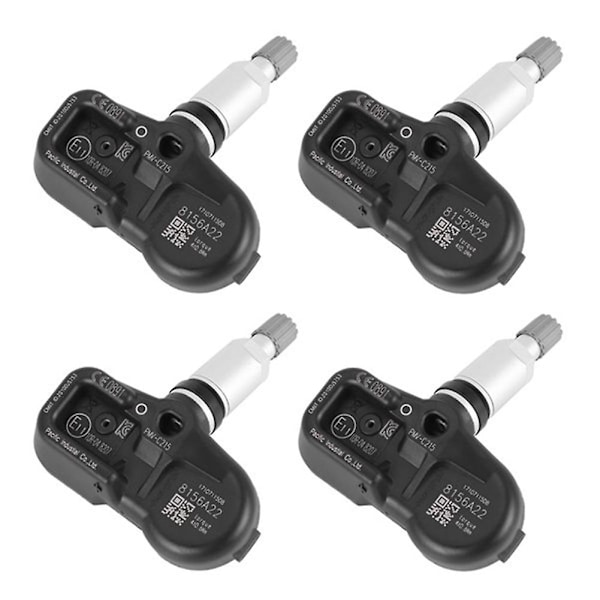 4 st Däcktrycksensor TPMS 42607-48020 för C- Pacific PMV-C215 LS500H LX570 RX450H [DB] Black