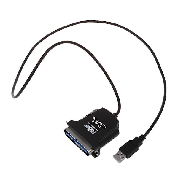 USB til Parallel 36 Pin Centronics Printer Adapter Kabel [Db] black
