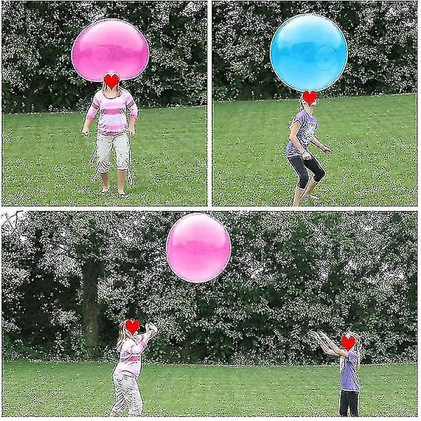 Uppblåsbar bollleksak för vuxna och barn, uppblåsbar boll, strandboll, mjuk gummiball db pink