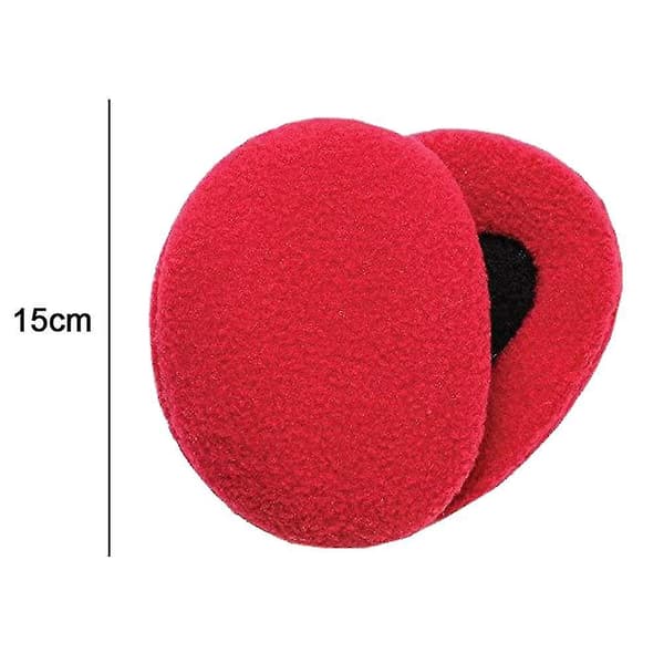 Earbags Bandløse Ørevarmere/Øremuffer Vinter Øremuffer For Menn Kvinner [DB] Red