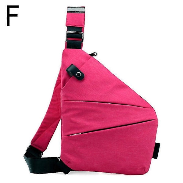 Varkaudenestoreppu Varkaudenestolaukku Ohut Sling-laukku Cross Body -matkalaukku [Db] Black