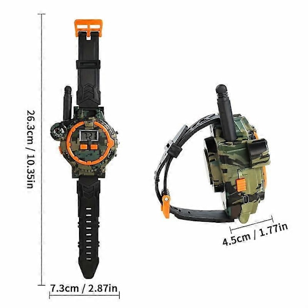 Laddningsbara & Säkra Barn-Walkie Talkies: USB-Laddning, Klar UHF-Kommunikation, med Inbyggd Ficklampa {DB}