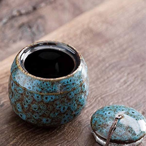 Liten håndkeramikk Keepsake Urner for menneskeaske Mini kremasjonsurnemini Begravelses kremasjonsurner db