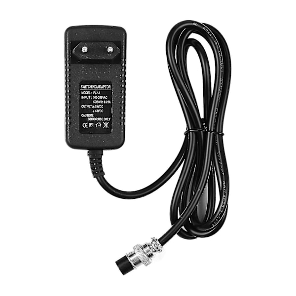 Blandningskonsol Mixer Strömadapter AC Adapter 15v 230ma Universal 4-stifts Rund Kontakt För 16 Kanaler Ersättningstillbehör {DB}