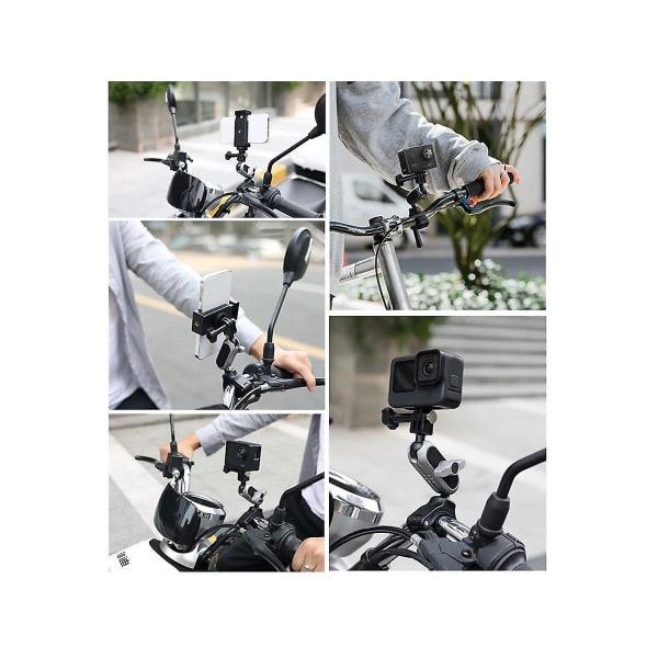 For 11 10 9 Action Camera Motorcycle Holder Accessories Handlebar Mount Bicycle Bracket