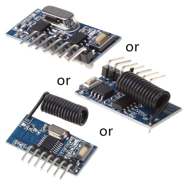433MHz Trådløs RF-modtager 1527 Læringskode Dekodermodul Til Fjernbetjening {Db}