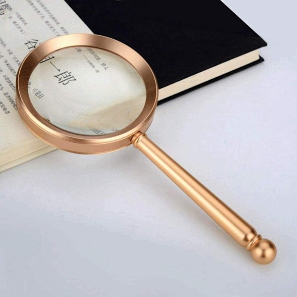 Dubbellins högdefinition bärbar förstoringsglas för barn, studenter och äldre att läsa och identifiera sedlar