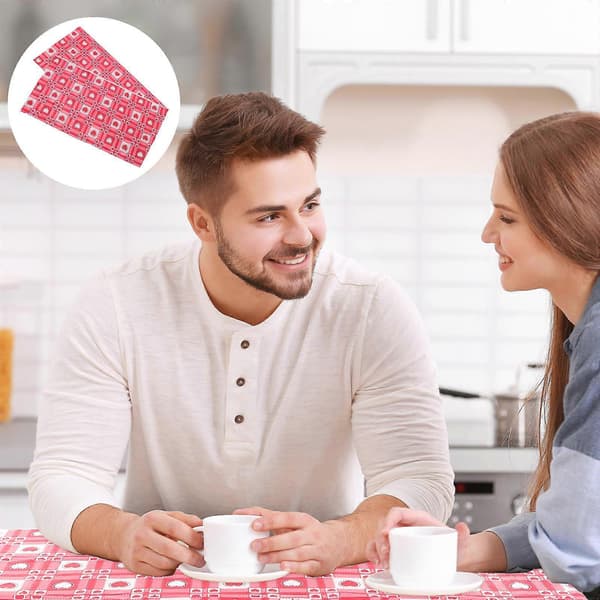 Valentinsduk Bordtrekk for dekor 2 stk