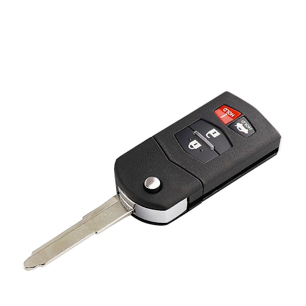 Kaukosäätimen avaimen kuori Mazdalle 2 3 5 6 Series M6 MX5 CX5 CX7 CX9 RX8 2005 2006 2007 2008 2009 2010 2011 2015 Leikkaamaton terä [DB] Only Key Blade