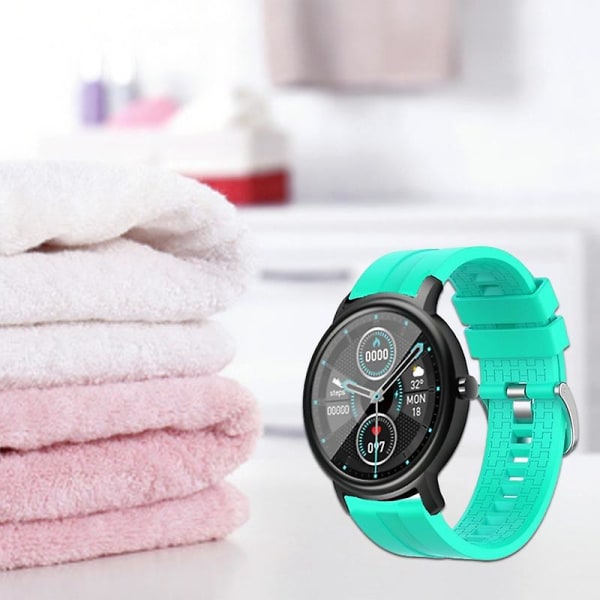 20 mm säädettävä vedenpitävä silikoniranneke watch Xiaomi-mibro Air Jikaixille Mint Green