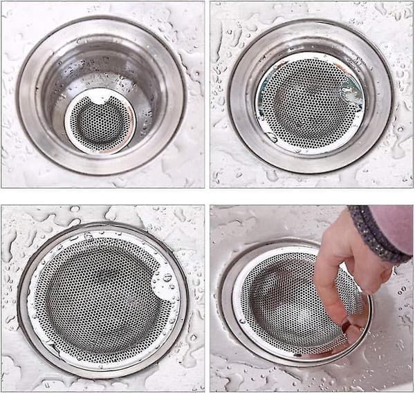 Diskho-silar i rostfritt stål, set om tre delar (7,6 cm + 5,2 cm + 10 cm)[DB]