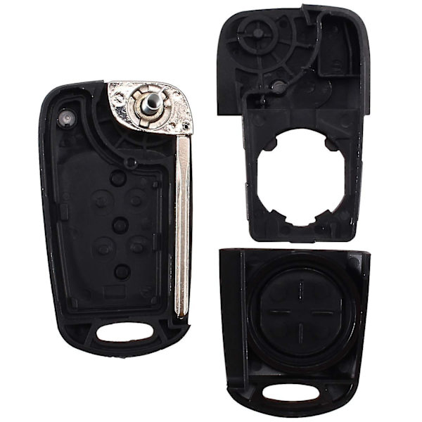 3 Knapper Flip Folding Fjernbetjening Nøgleskal Etui Til Hyundai I20 I30 I35 {Db}