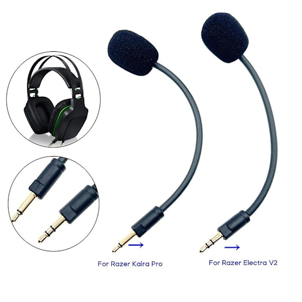 Reservedele Spil Mikrofon til ElectraV2/Kaira Pro Headset Aftagelig Mic [DB] Razer Kaira Pro