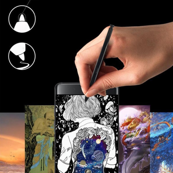 For  For Galaxy Note 10 N970/note 10 Plus N975 Vanntett Styluspenn Holdbar DB White