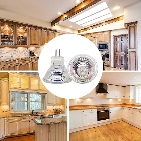 MR11 12V 35W halogenlampor GU4 sockel spotlight 2800K varmvit, dimbar, 8-pack style5226