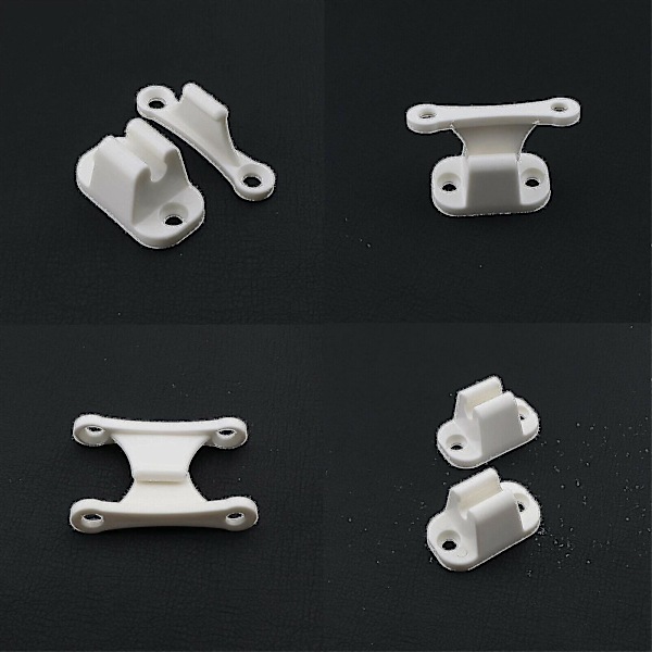 2 stk dørstopper for dør, hvit, for campingvogn, bobiltilbehør [db] White