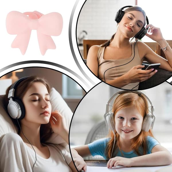 Headset Tilbehør – 3D Silikone Knude Cosplay Tilbehør | Gaming Headset Tilbehør (DB)