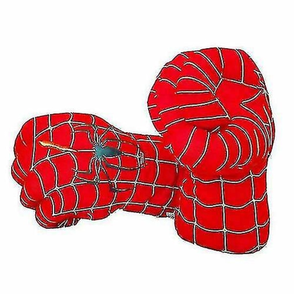 Hulk Spider-man Pehmo nyrkkeilynyrkkikäsine rekvisiitta Lasten lelut Lahja._y [DB] Red