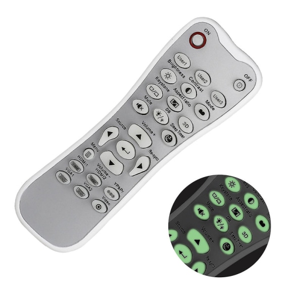 Fjernkontroll for Optoma Gt1080 Gt1070x Hd141x Hd143x Projektor {DB}