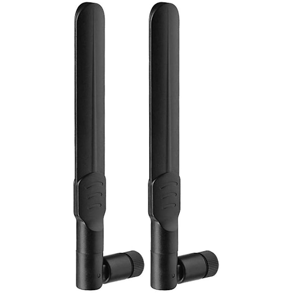 4G LTE -antenni 8DBi SMA-liitinantenni (2 kpl) Yhteensopiva 4G LTE -reititinreititin Kotipuhelin Hot {DB} Black