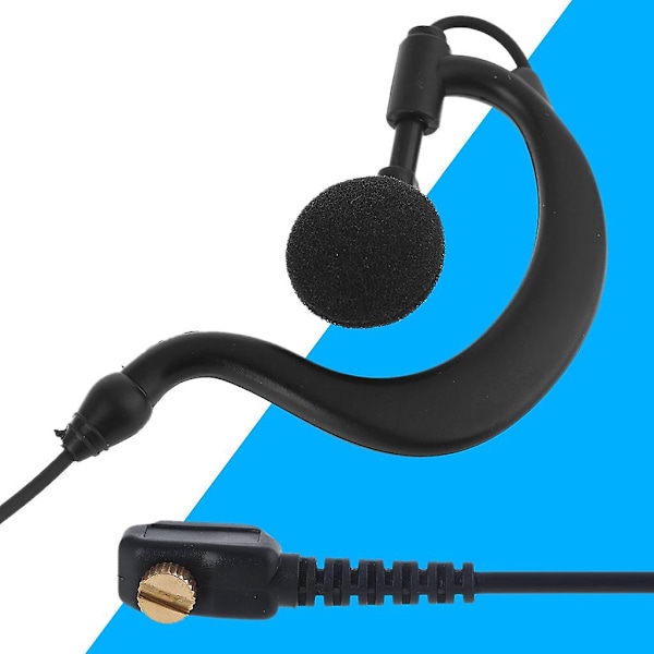 Motorola MTH600, MTH650, MTH800, MTP850 -radiopuhelimille 1-nastainen 2,5 mm kuuloke mikillä, db Black