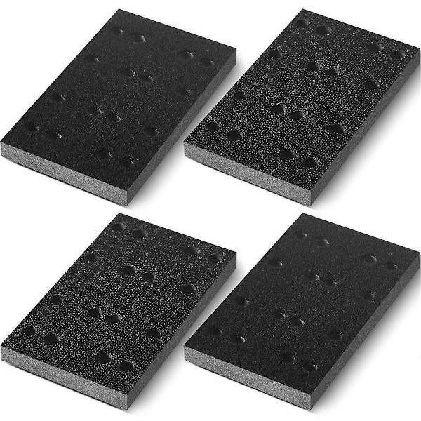 4 stk. bløde sorte skumslibepuder Interface Slibemaskine Bagskive [DB] 30 Sponge