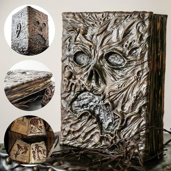 Necronomicon Demon Evil Dead Book Prop Bog Dekoration Ornament Bog Værktøj