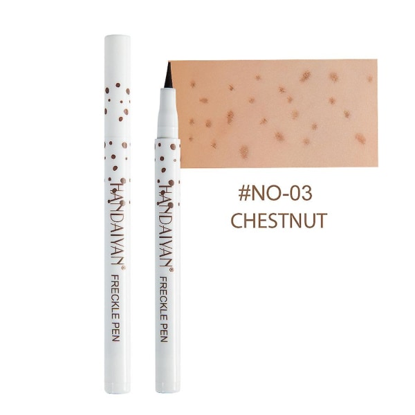 Naturlig Freckle Pen, Kunstig Freckle Makeup Pen, Vandtæt Langtidsholdbar Soft Spot