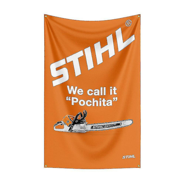 3x5ft Stihl Timbersports -sarjan lippu polyester digitaalinen painatusbanneri koristeluun DB J0477 90 x 150cm