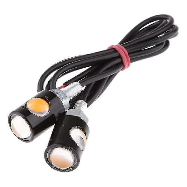 DB Blinklys Gul Til Motorcykler Blinklys Motorcykel Blinklys 12v Universel Black