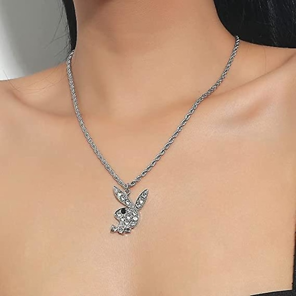 Iso pupujaulakaulakoru, kaniriipus, choker-kaulakoru, statement-pitkäketjukaulakoru naisille ja miehille db