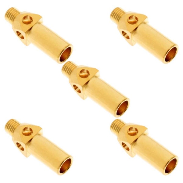 Messing Propan Naturgass Jet Tips for 10,20,32 Tips Støpejern Brenner Propan Gassbrenner Dyse(Pac [DB] golden