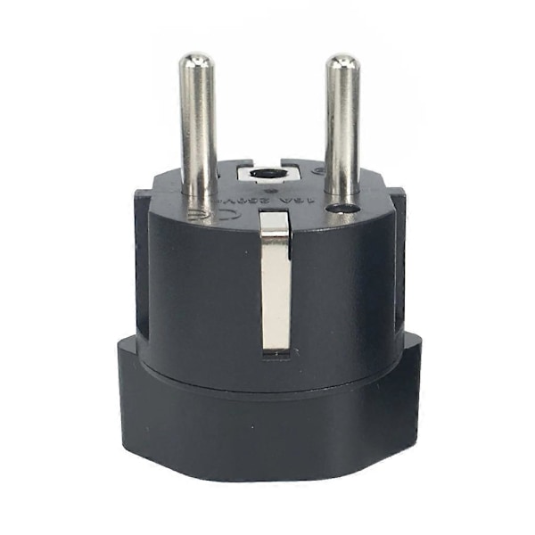 Eurooppalainen Ranska Virtamuunnin Ranska Saksa Matkasovitin Pistorasia 10A 250V [DB] Black