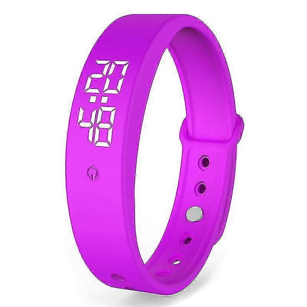 Pivotell Vibratime Vibrerande Påminnelseklocka - Med Upp Till 10 Dagliga Alarm [db] Purple