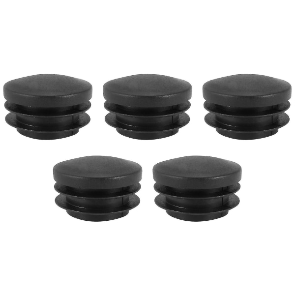 Db Sort Plast 35mm Dia Blanking End Caps Rund Rør Indsats 5 Stk