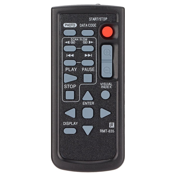 Rmt835 Ersättningsfjärrkontroll Tillämplig för Rmt845 Hdrpj580e Pj790e Pj820e Cx900e Xr350 Cx370 Videokamera [DB]