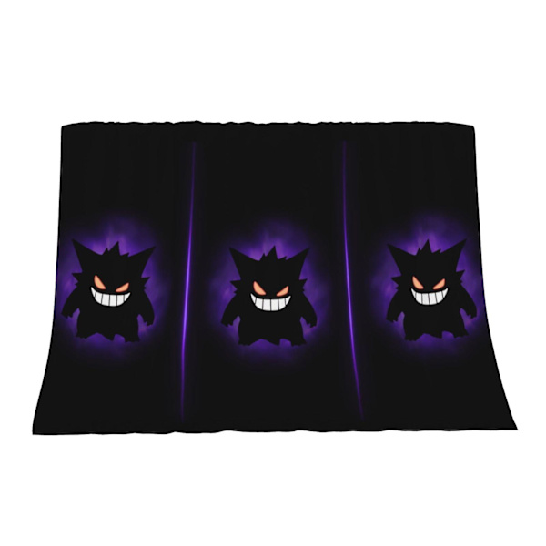 Gengar Mörk Fleecefilt Mjuk Mysig Fuzzy Flanellfilt Dekor Sängfilt Present Till Vuxen/Tonåring/Barn-tghy327  [dB} 50x40in 125x100cm