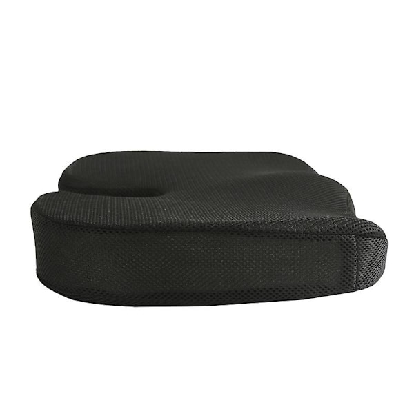 Ortopædisk Pude Sædehynde - Skridsikker Memory Foam Halebenpude til Haleben Smerter - Kontorstol C [db] Black