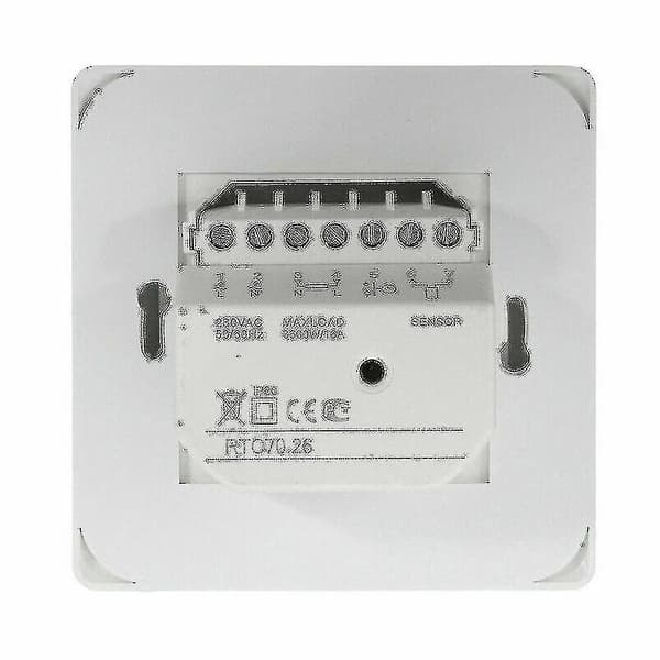Elektrisk gulvvarme termostat temperaturkontrollbryter + sensor kabel [DB]