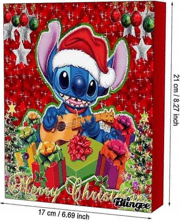 Adventskalender 24 st Stitch Vackra presentfigurer [XR][DB]